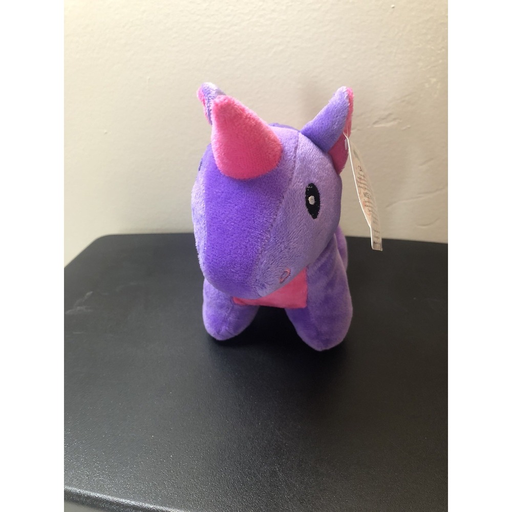 Fiesta Toys Purple Sherbet Unicorn Plush‎ 6" Stuffed Animal Toy New
